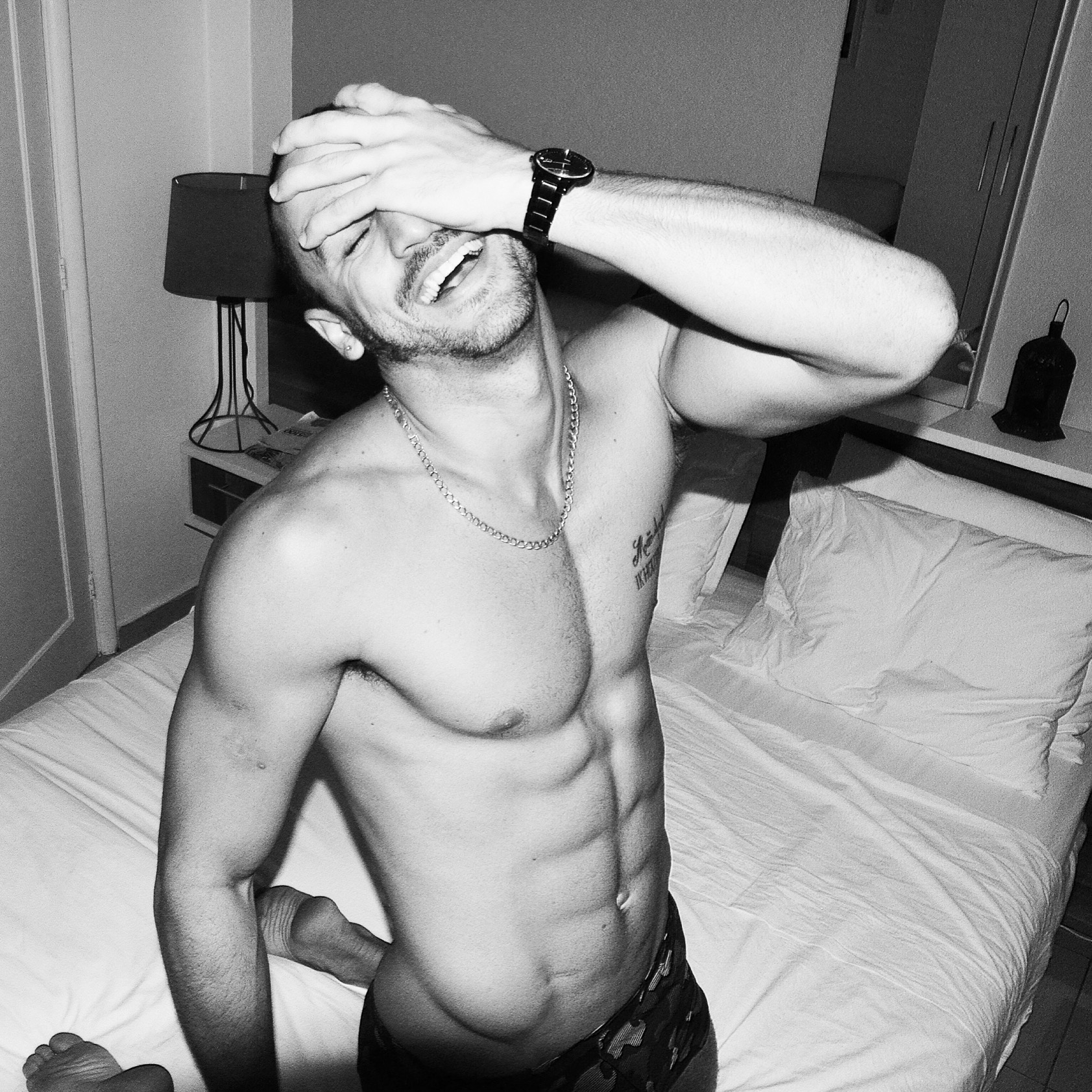LUDVICK REGO IN RED LIBERTINE UNDERWEAR