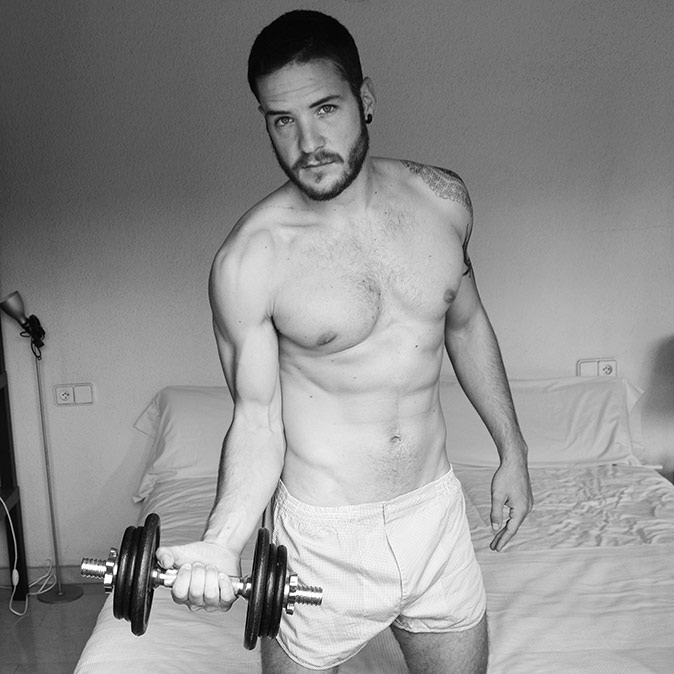Arturo Sabater in Day off underwear